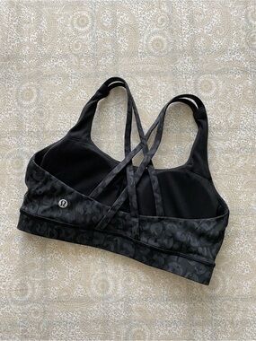 lululemon energy bra intertwined camo deep coal multi